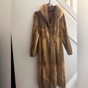 Authentic Rabbit Fur Coat